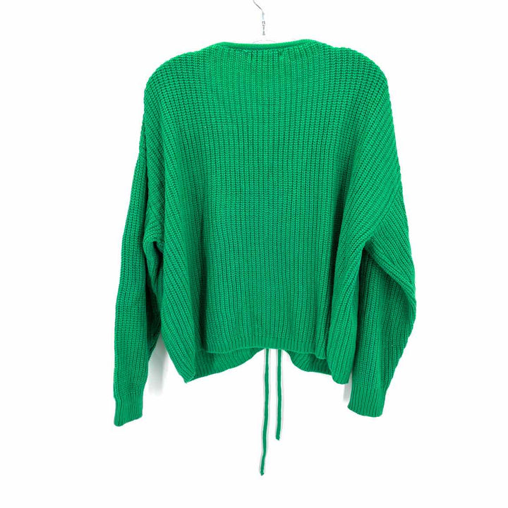 Size M HYPE Green Knit Sweater