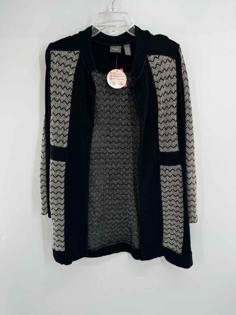 Size M Chico's Black Cardigan