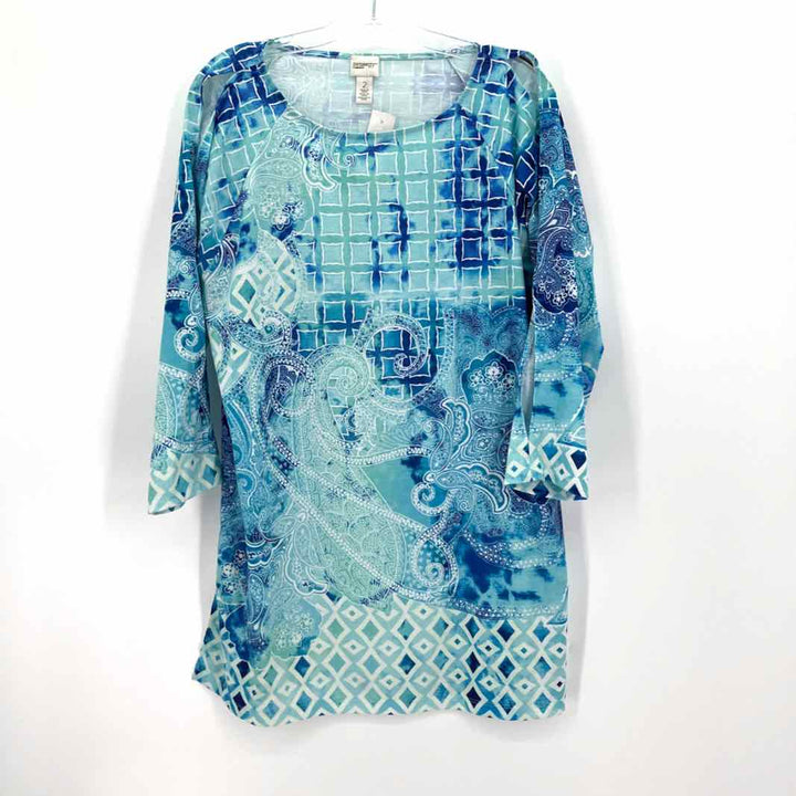 Size L Chico's Teal Dress