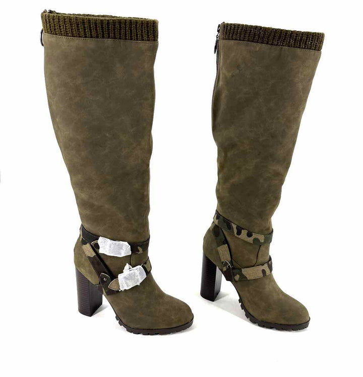 Shoe Size 7 Olive Boots