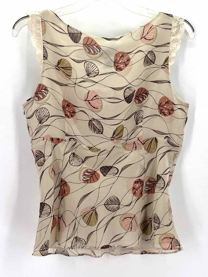 Size 12 LOFT Taupe Lace Shirt