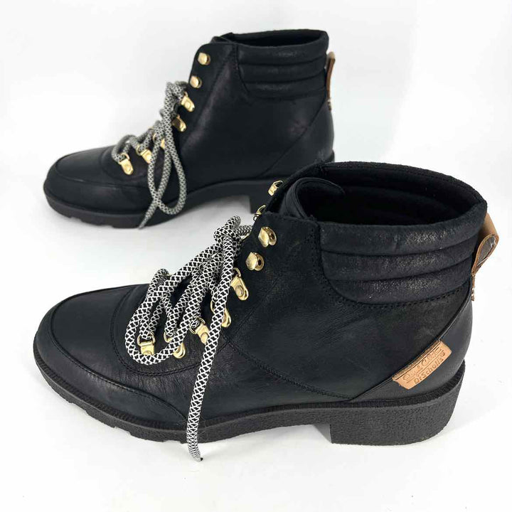 Shoe Size 10 dr scholls Black Leather Boots