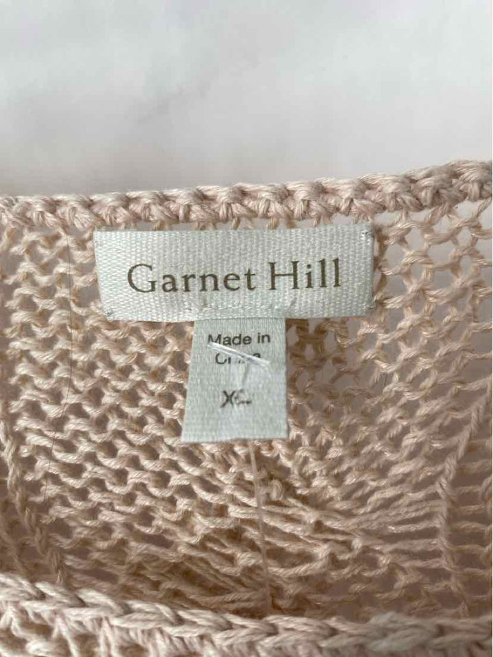 Size XL GARNET HILL Tan Sweater