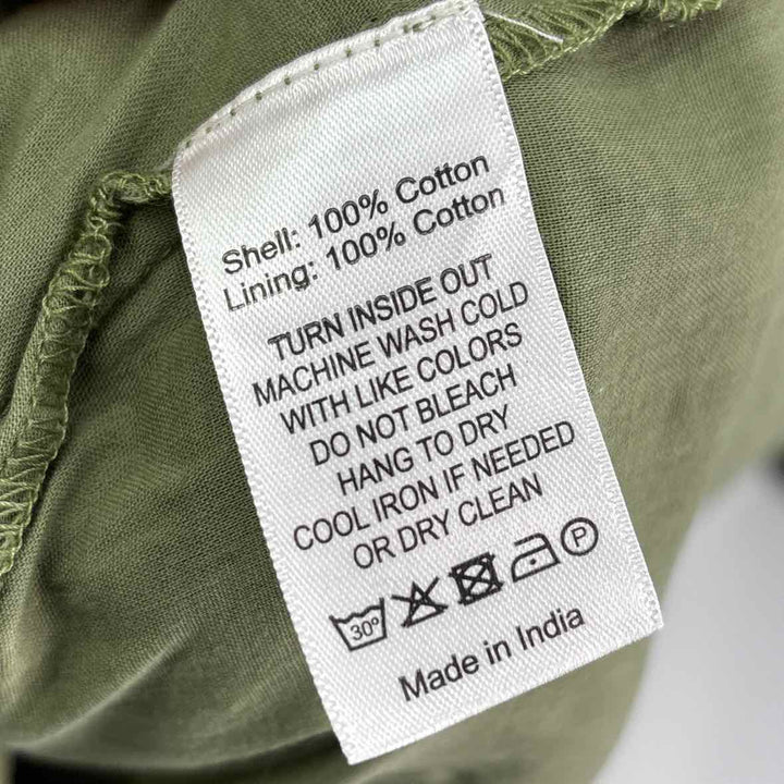 Size M Green Print Dress