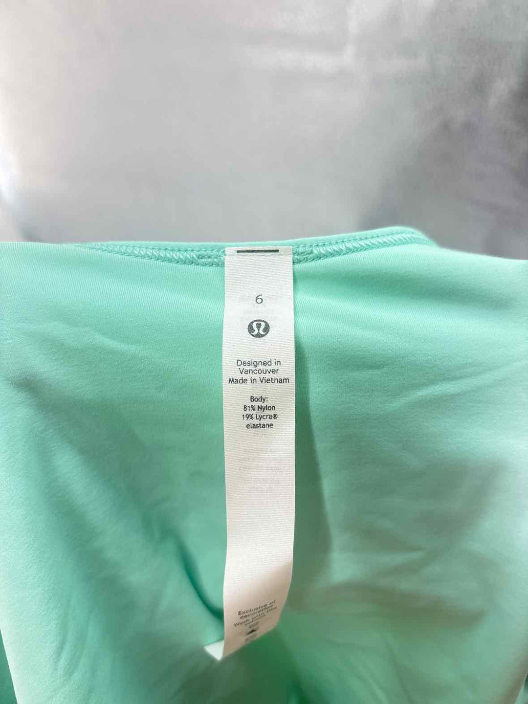 Size 6 Lululemon Green Shirt
