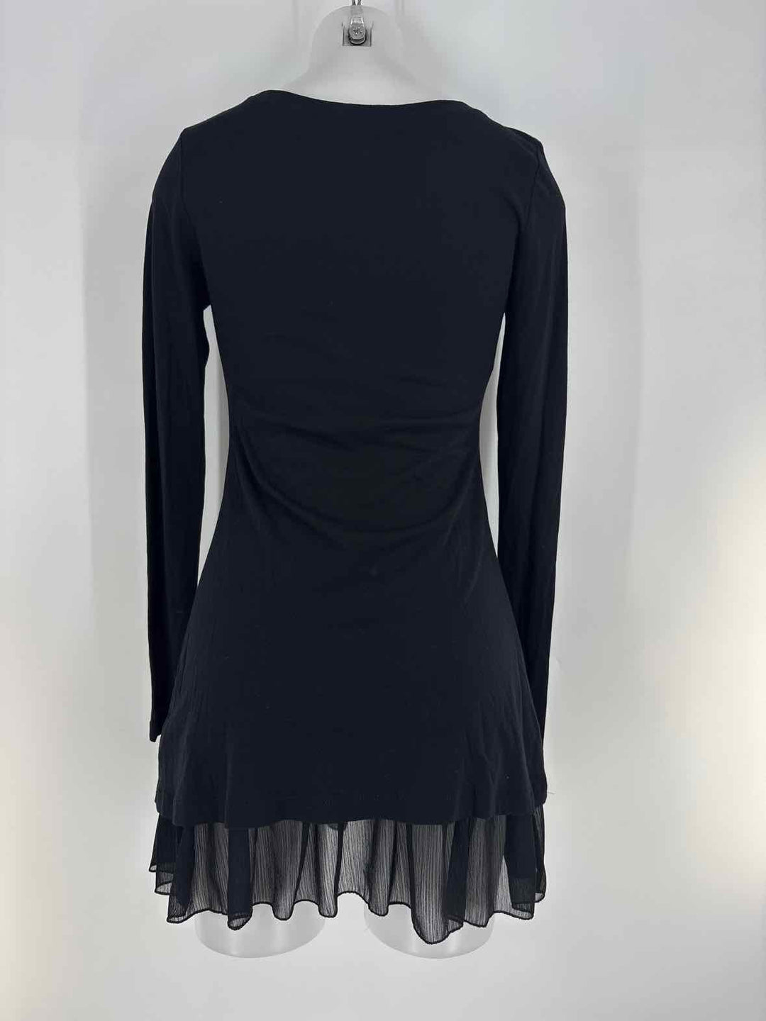 Size XS Black Cotton Shirt