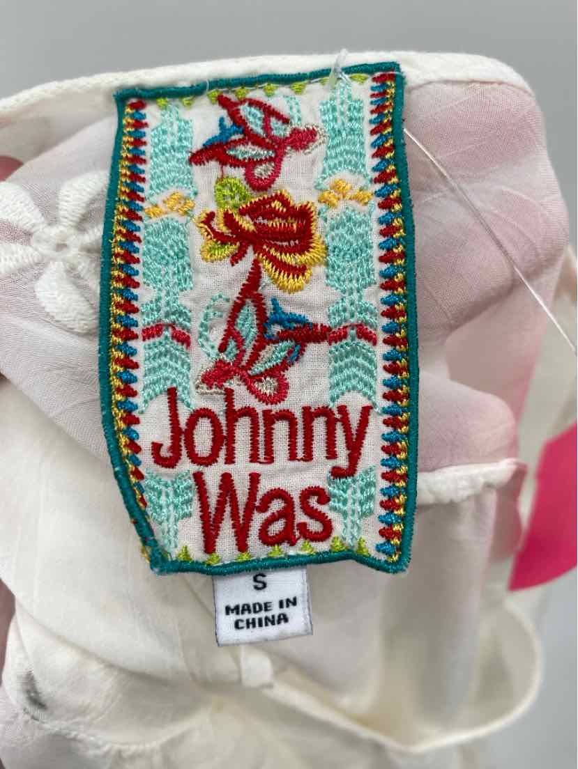 Size S Johnny Was Cream Shirt