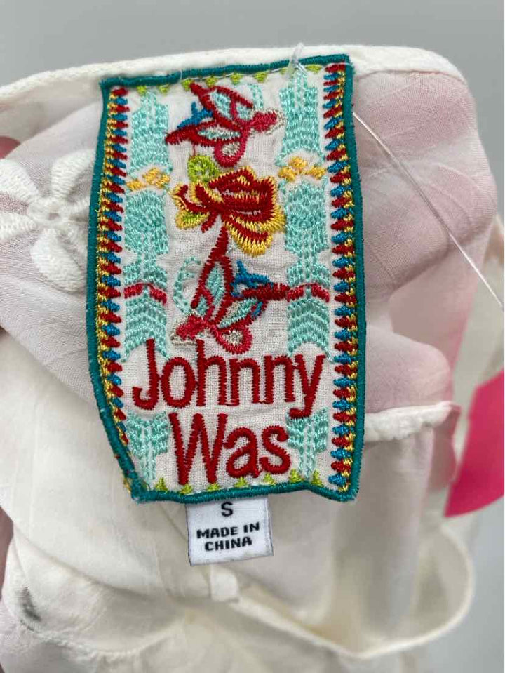 Size S Johnny Was Cream Shirt