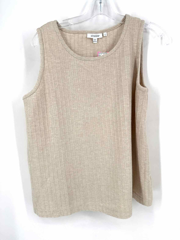 Size M Chico's Tan Sweater