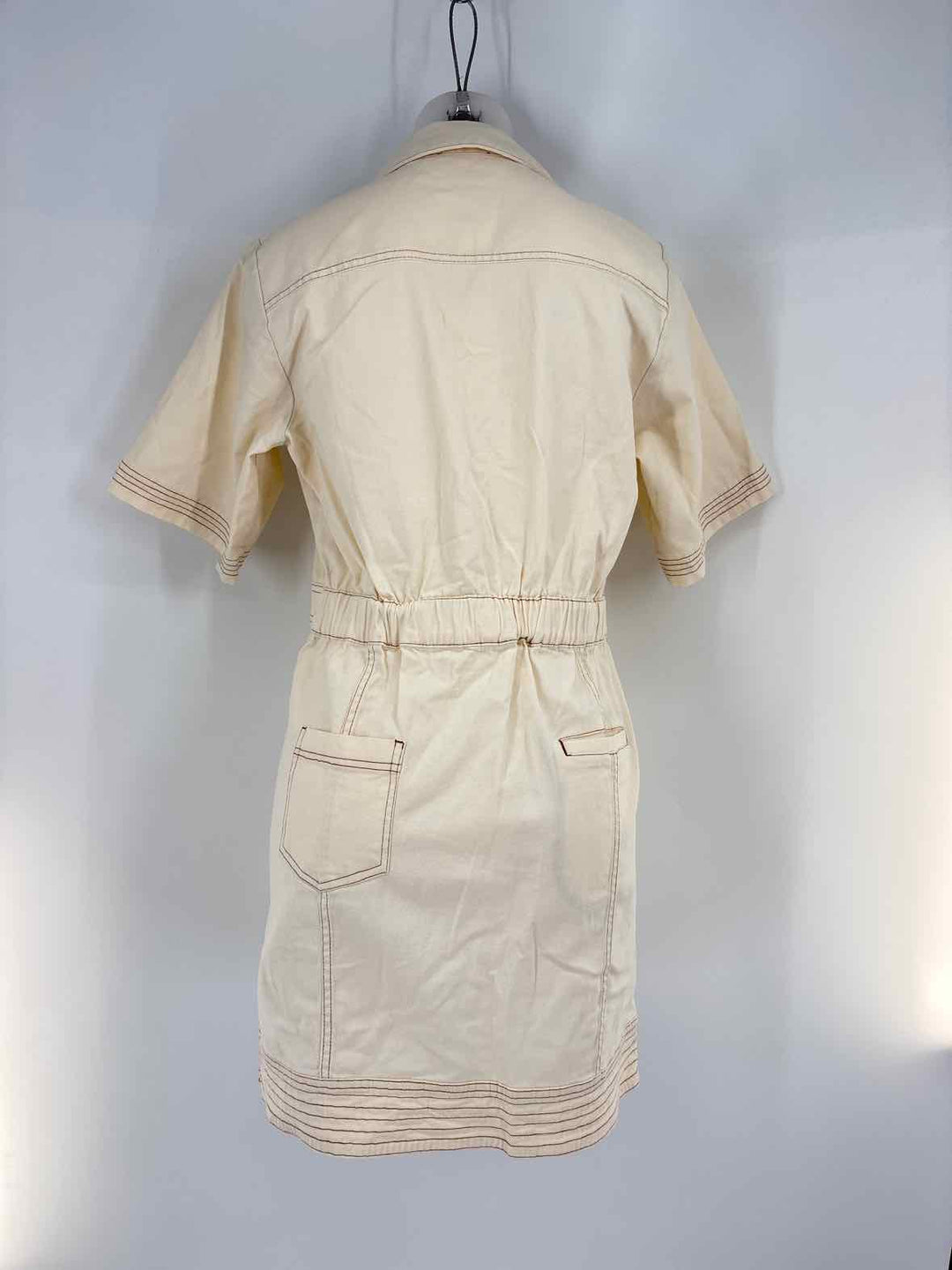 Size L PARKER Cream Dress