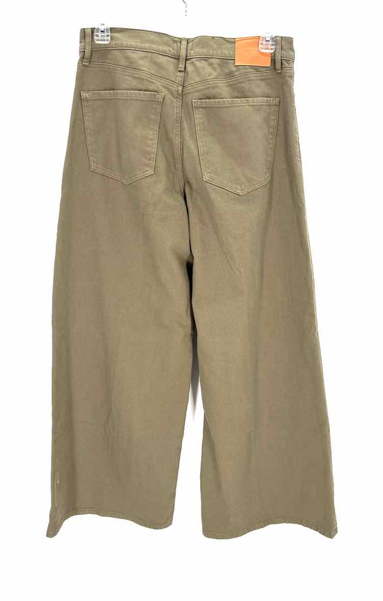 Size 12 EXPRESS Olive Denim Jeans