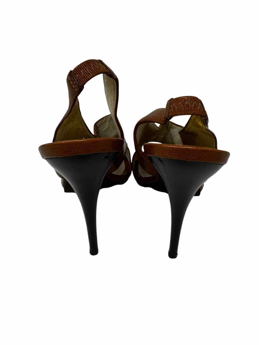 Shoe Size 9 Michael Kors Brown Leather Sandals