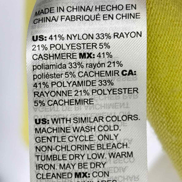 Size S Chico's Lime Green Knit Sweater