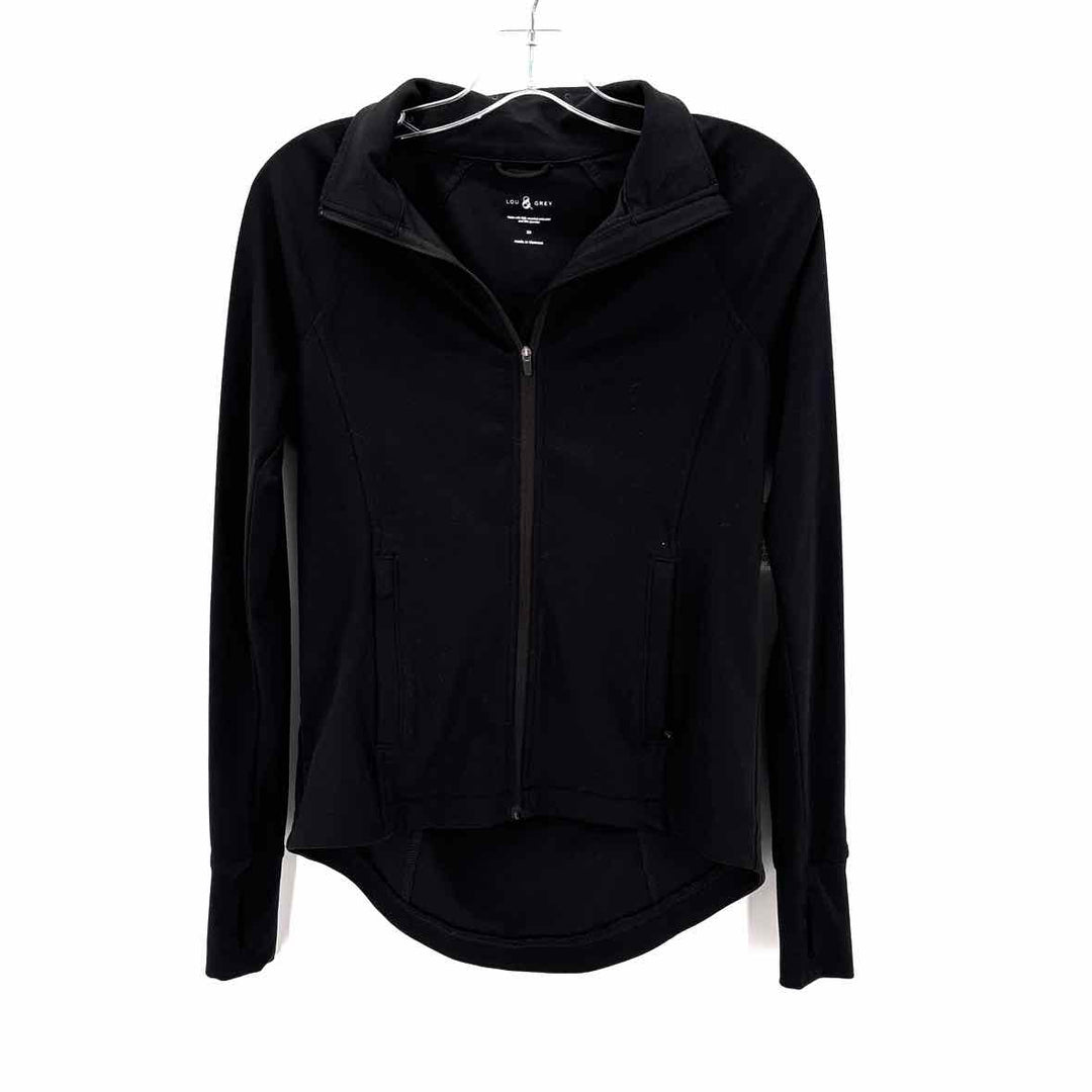 Size XS LOU & GREG Black Knit Jacket