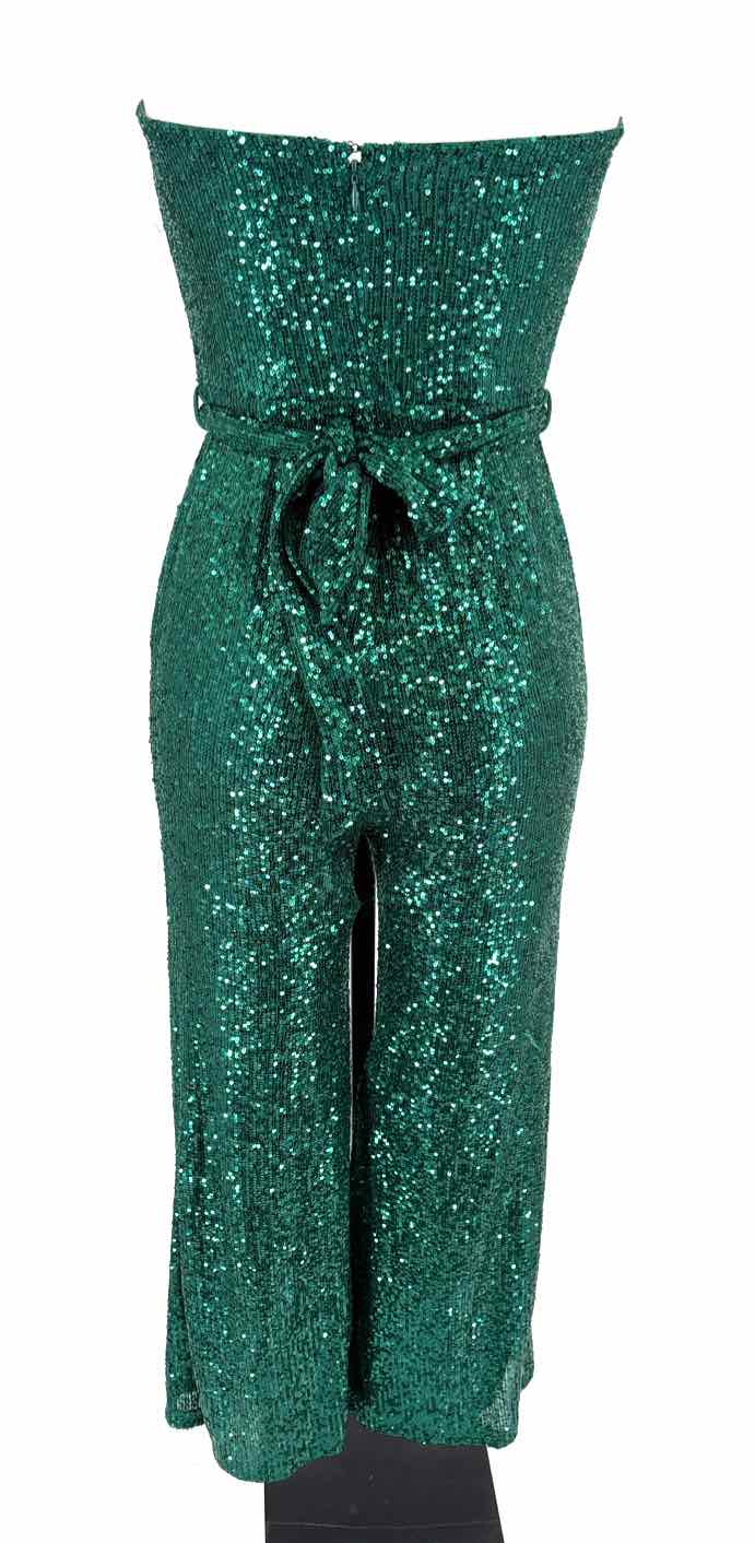 Size S AAKAA Green Sequined Dress