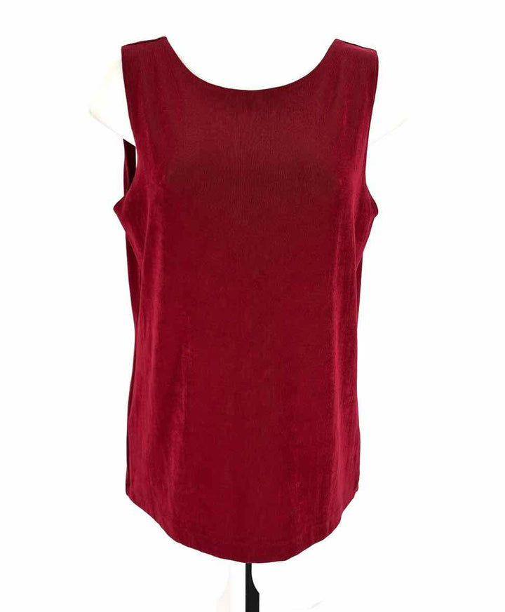 Size L Chico's Burgundy Shirt