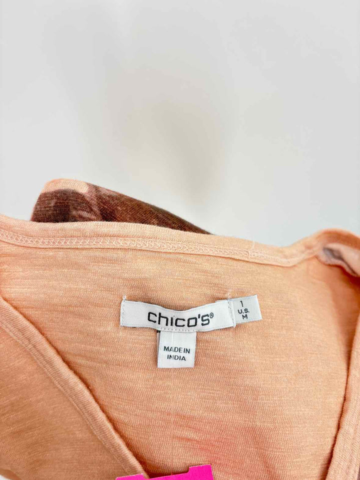 Size M Chico's Orange Shirt