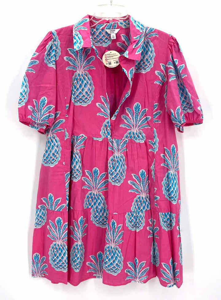 Size XL CROWN & IVY Pink Dress