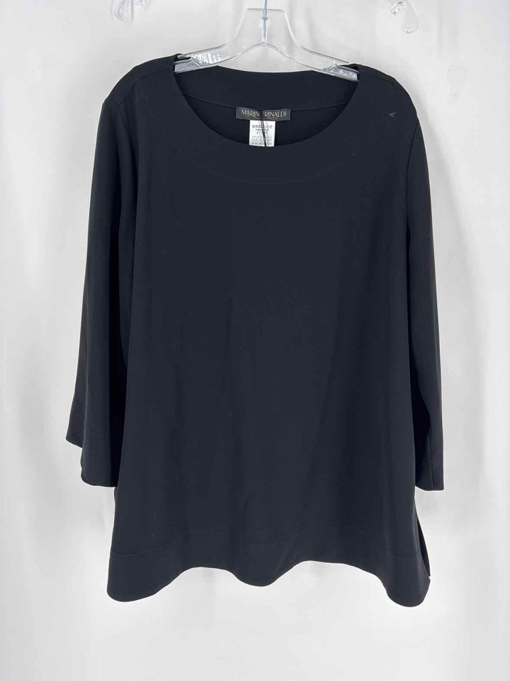 Size 16 MARINA RINALDI Black Shirt