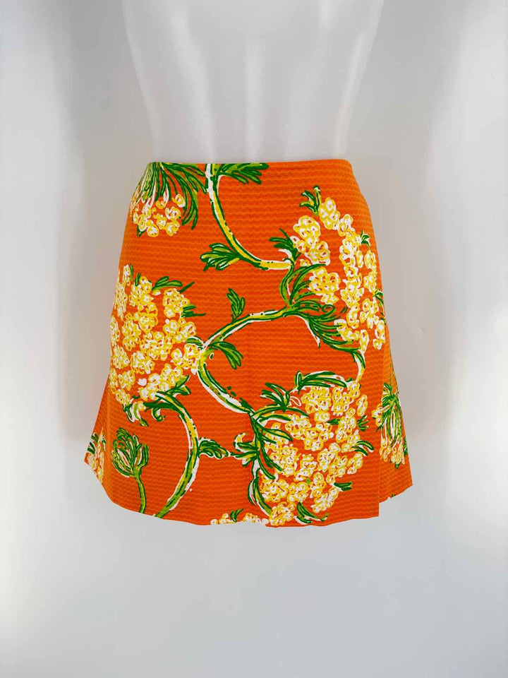 Size 14 Lilly Pulitzer ORANGE PRINT Skirt