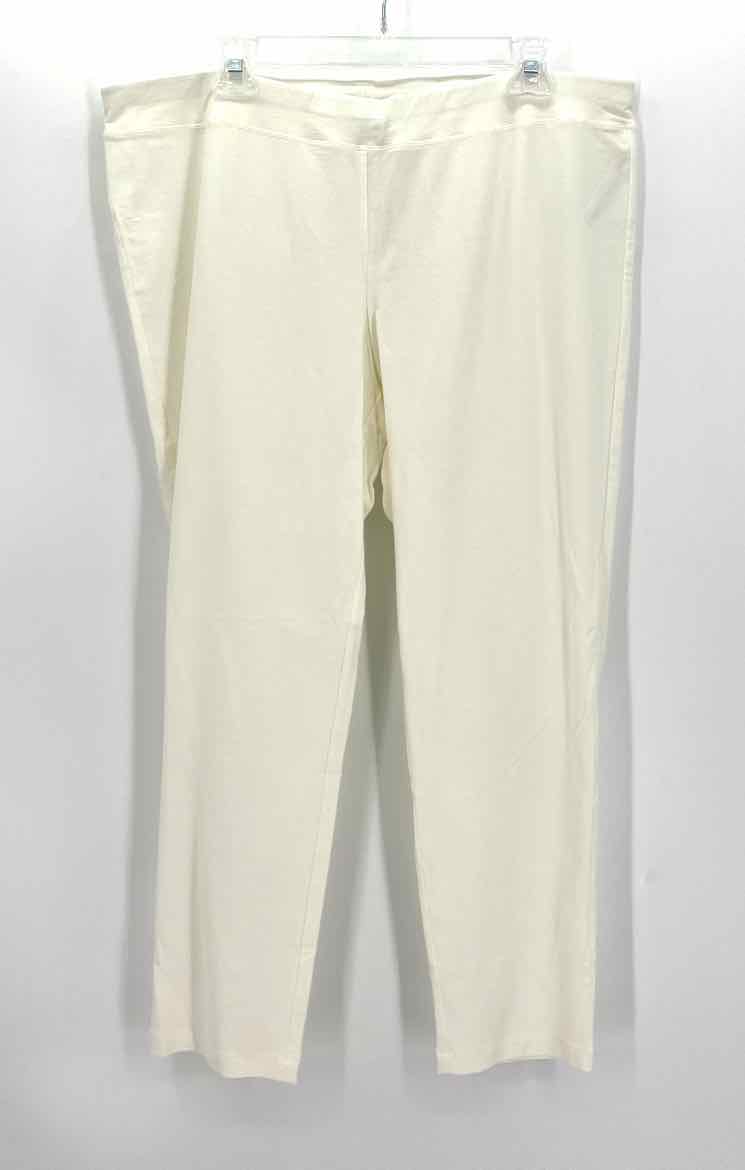Size XL Eileen Fisher White Capri