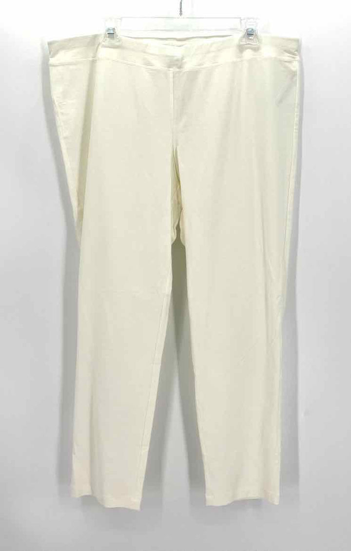 Size XL Eileen Fisher White Capri