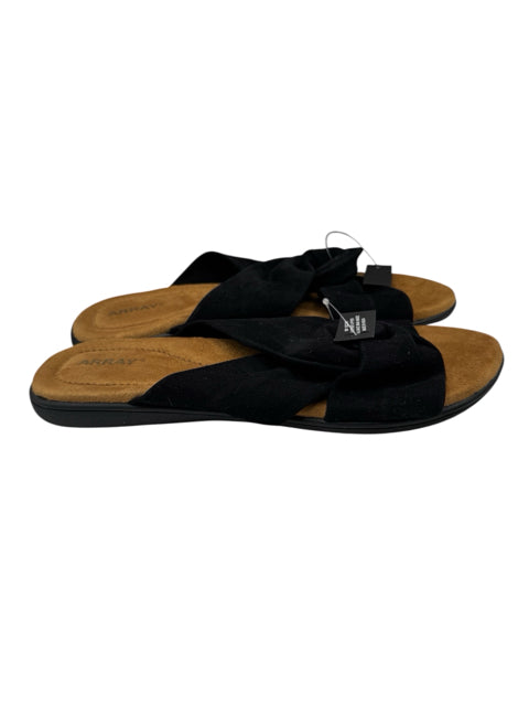 Shoe Size 9W Black Sandals