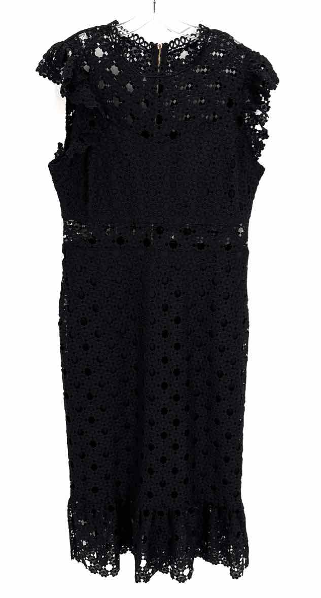 Size L NY & CO Black Lace Dress