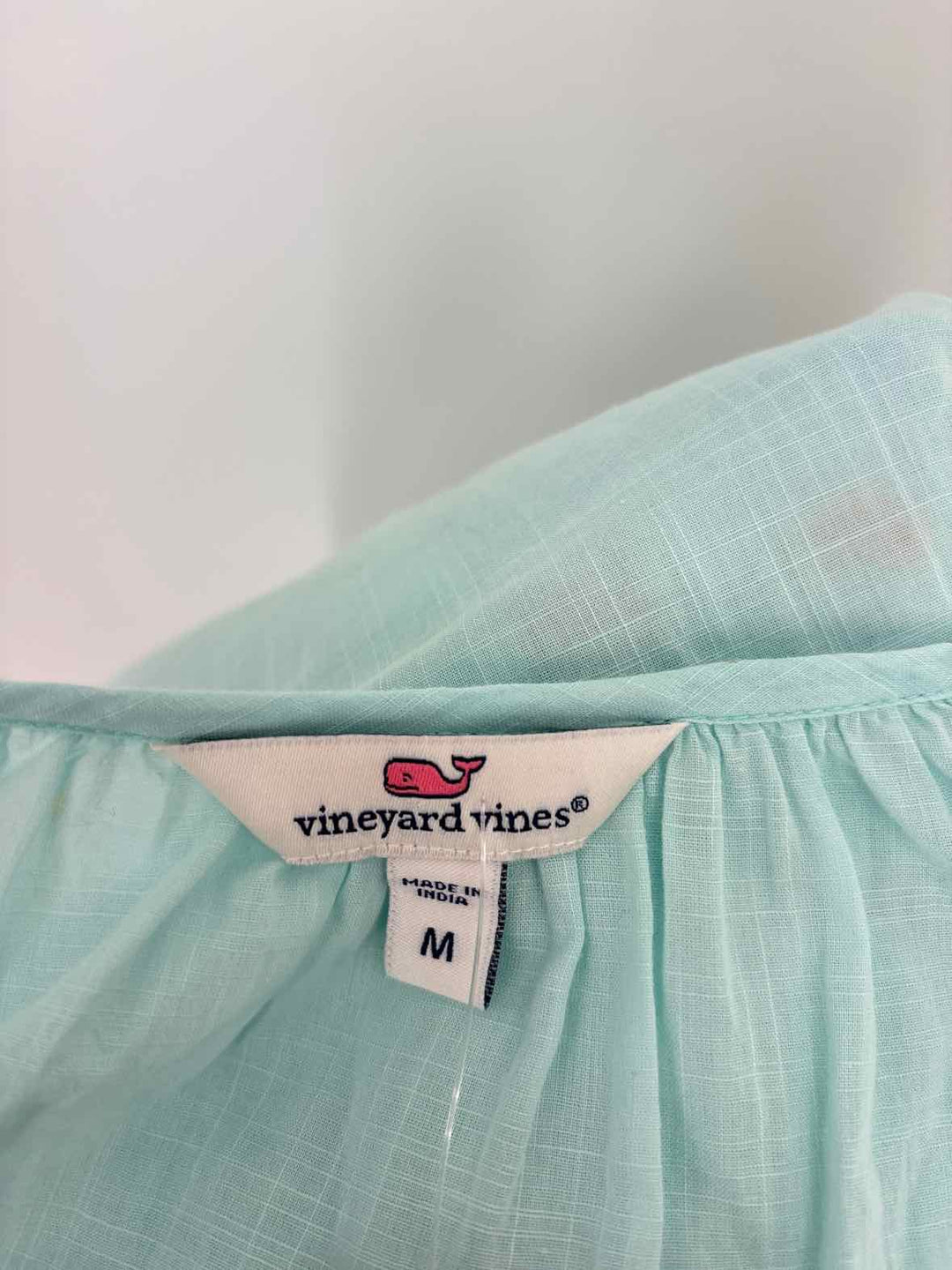 Size M Vineyard Vines Teal Shirt