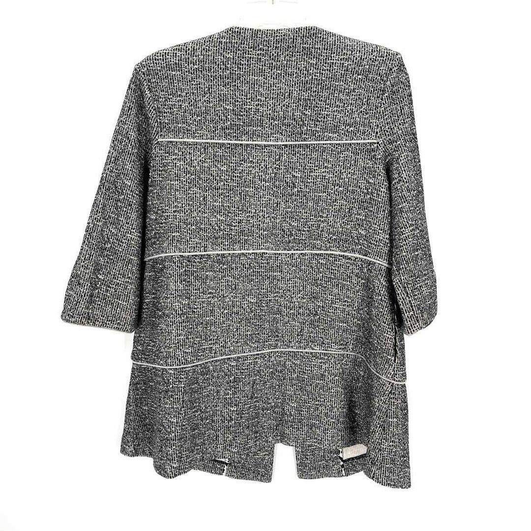 Size L CABI Black/White Jacket