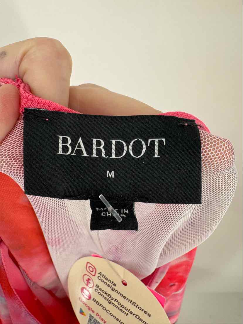 Size M Bardot PINK PRINT Dress