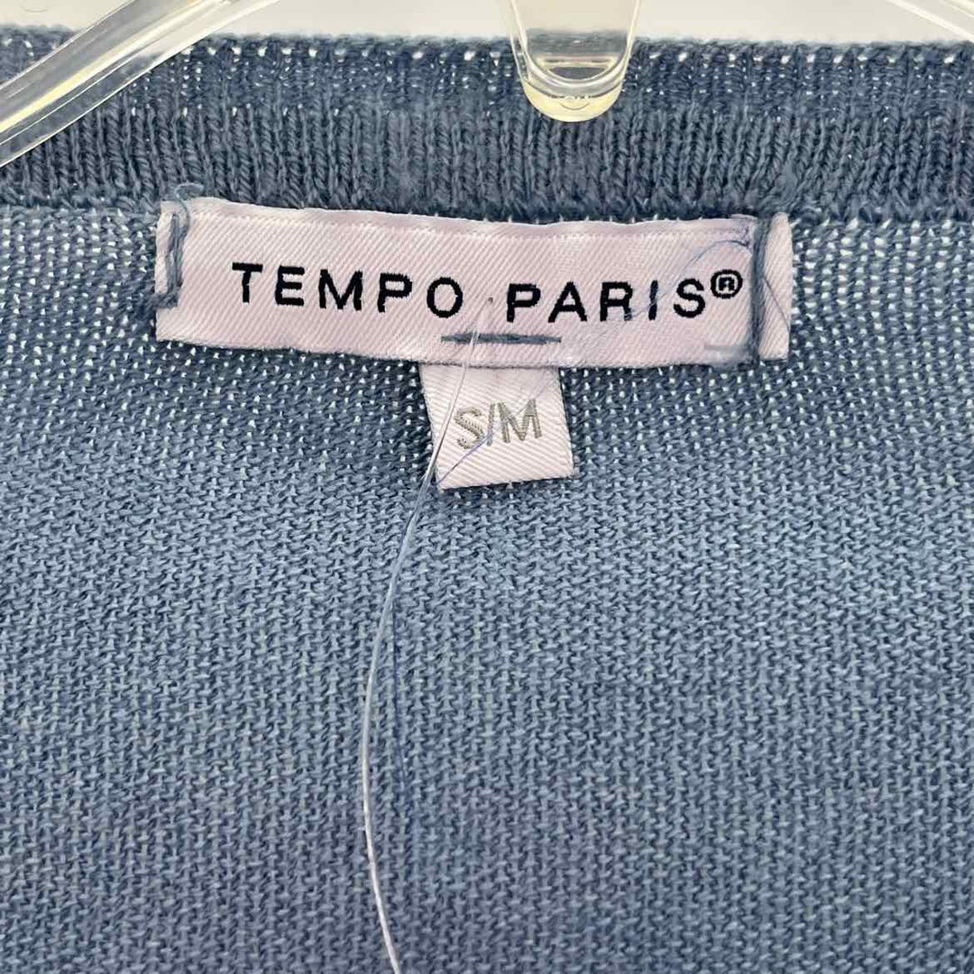 Size S TEMPO PARIS Blue Sweater