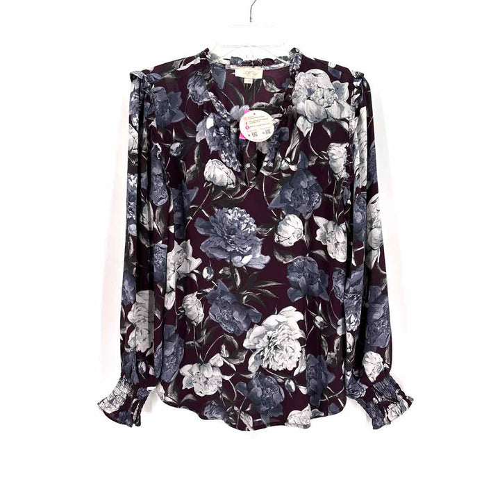Size M LOFT Plum Shirt