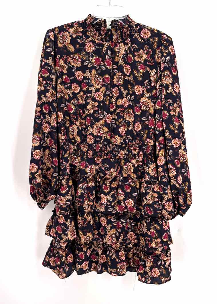 Size L 1. State Navy Sateen Dress