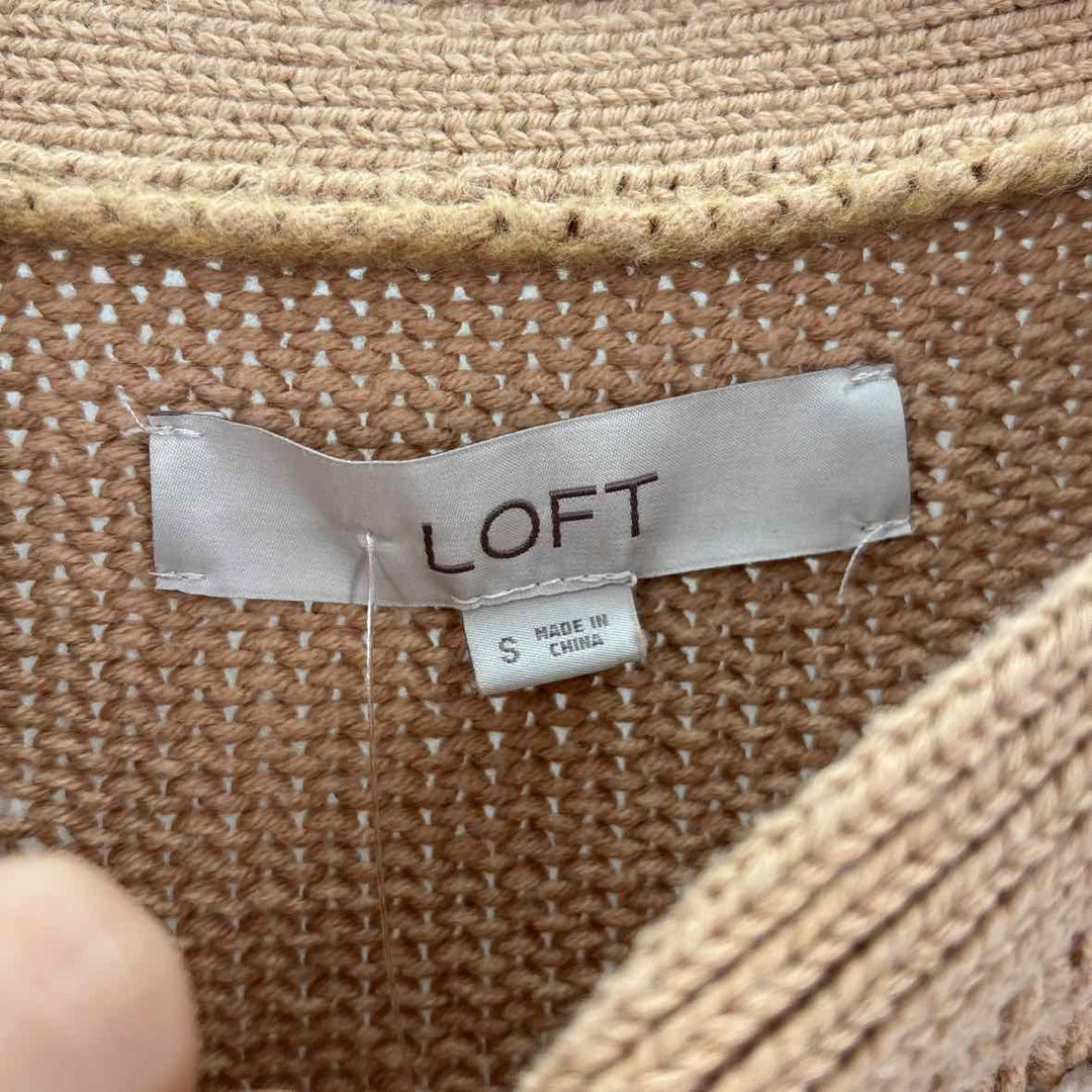 Size S LOFT Tan Sweater