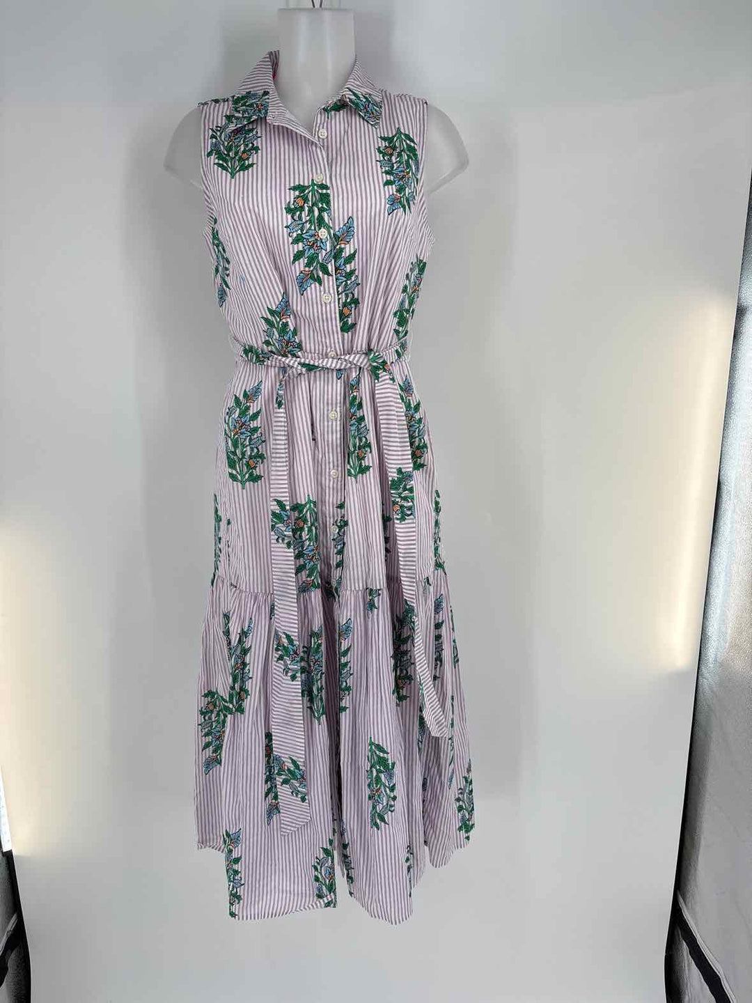 Size 6 J Crew Purple Print Dress