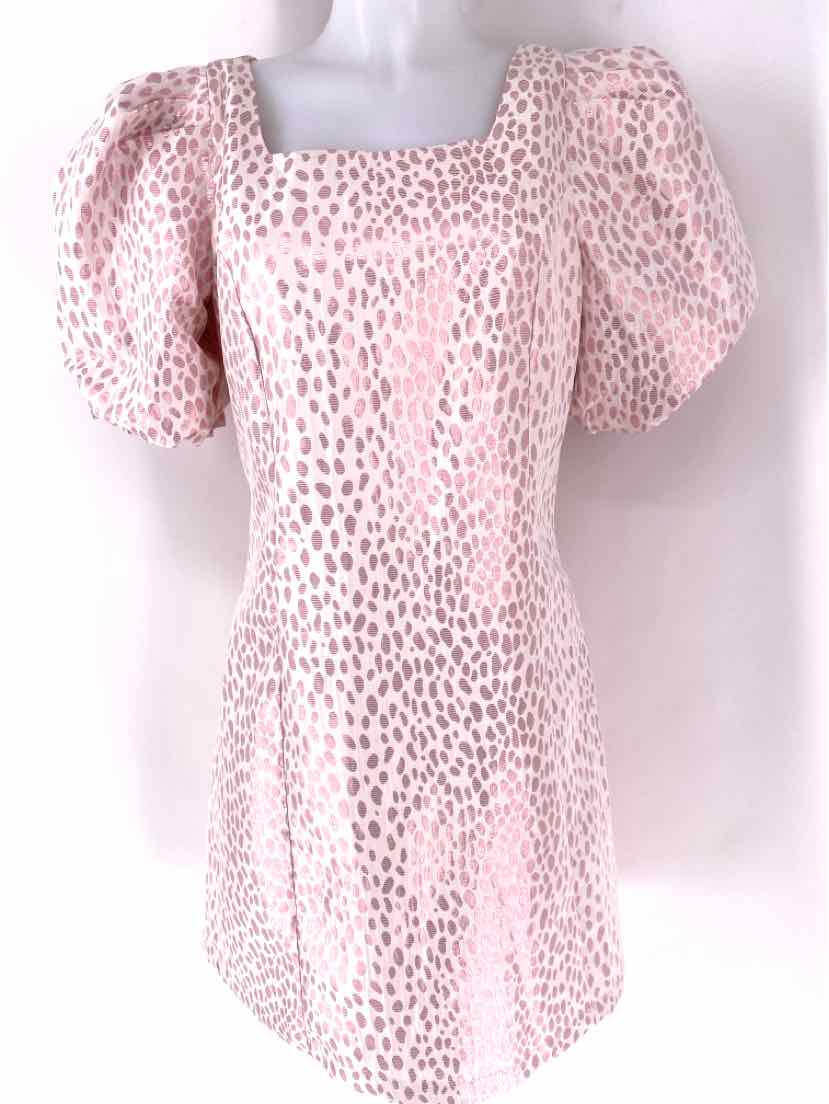 Size 12 CROWN & IVY PINK PRINT Dress