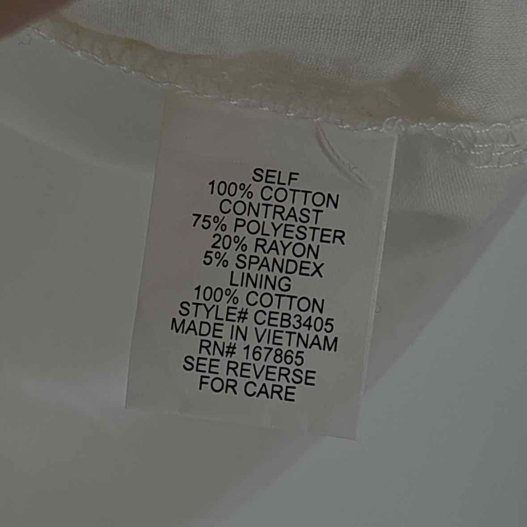 Size M NY COLLECTION White Shirt