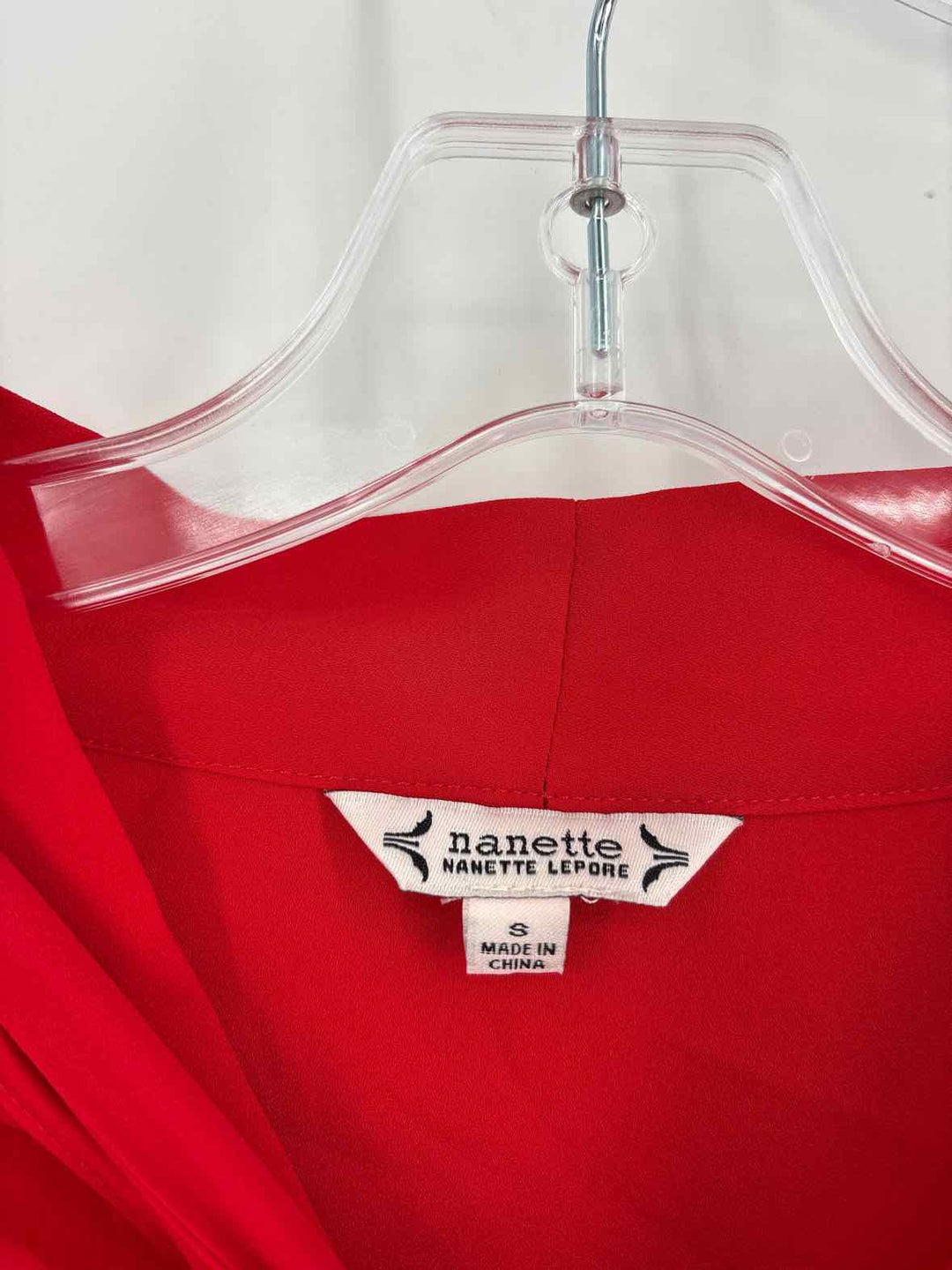 Size S NANETTE LEPORE Red Shirt
