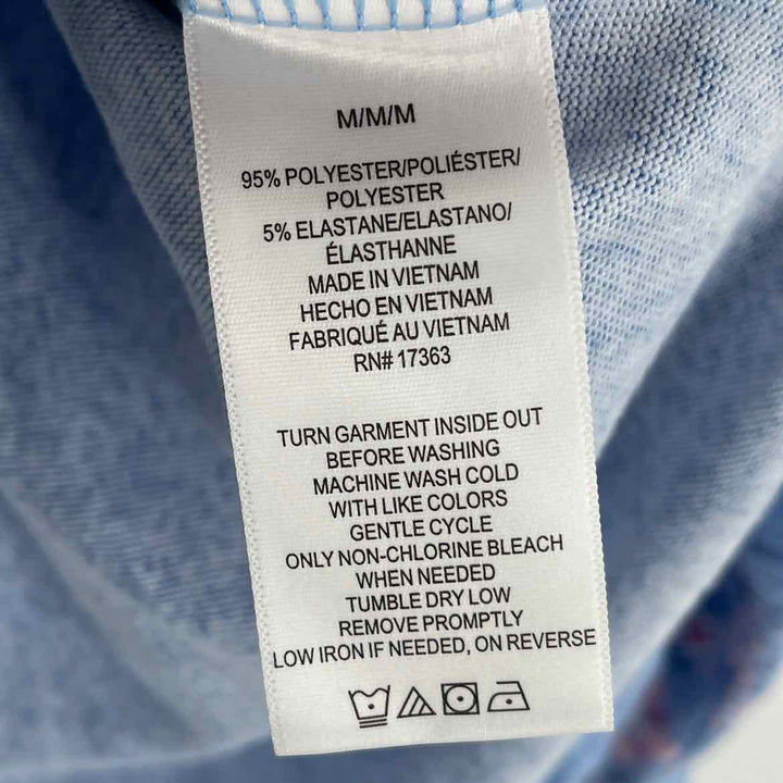Size M CUDDLE DUDS Blue Print Pajamas