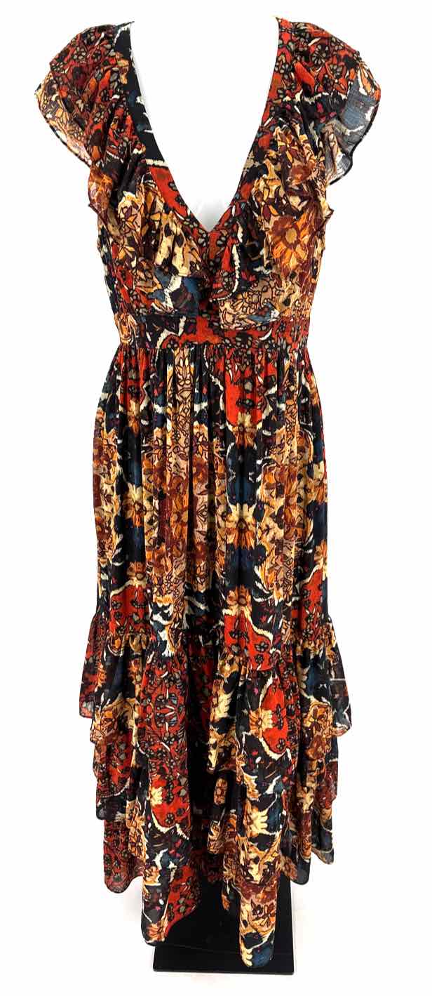 Size 10 FREE PEOPLE Multi-Color Dress