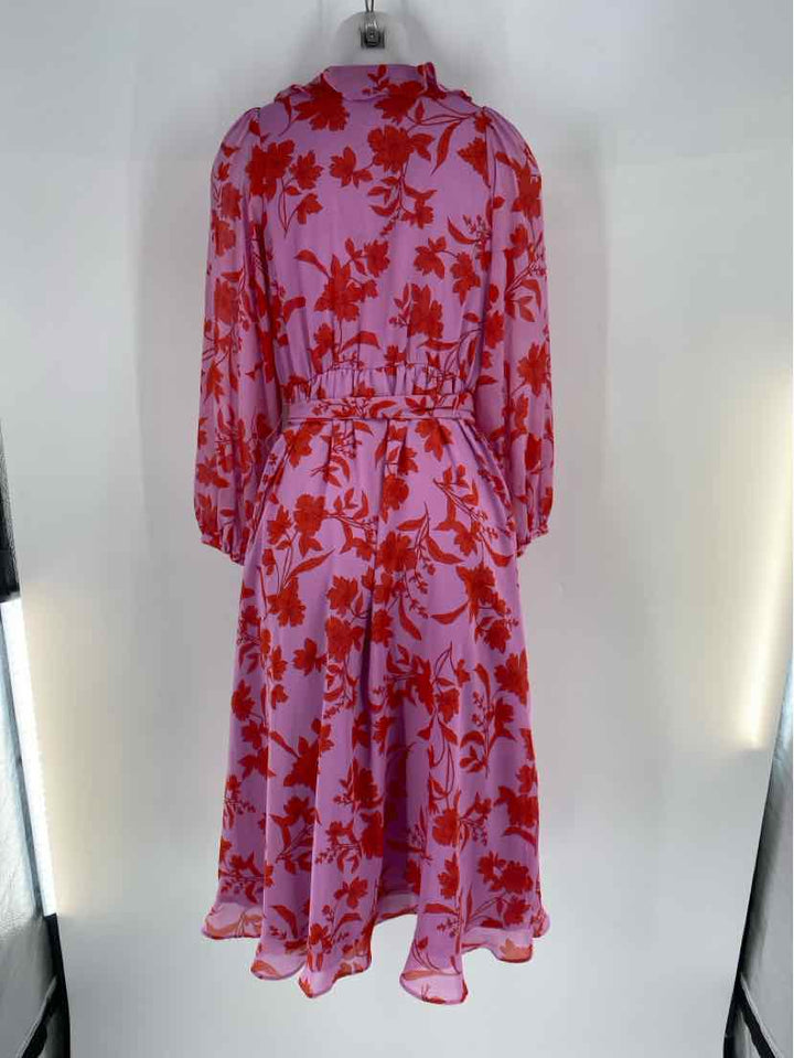 Size 4 Ann Taylor Purple Print Dress