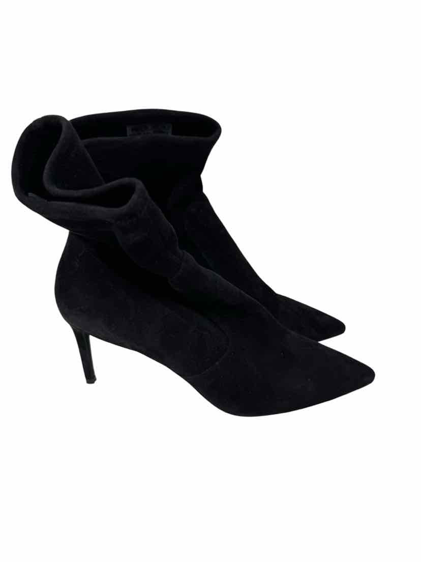 Shoe Size 8.5 Stuart Weitzman Black Suede Boots
