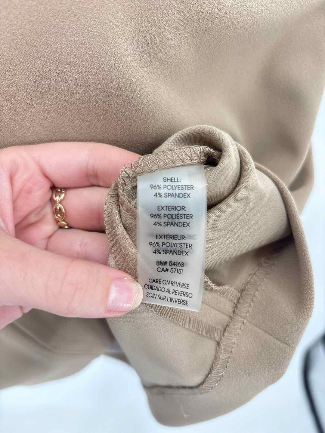 Size 12 Calvin Klein Tan Dress