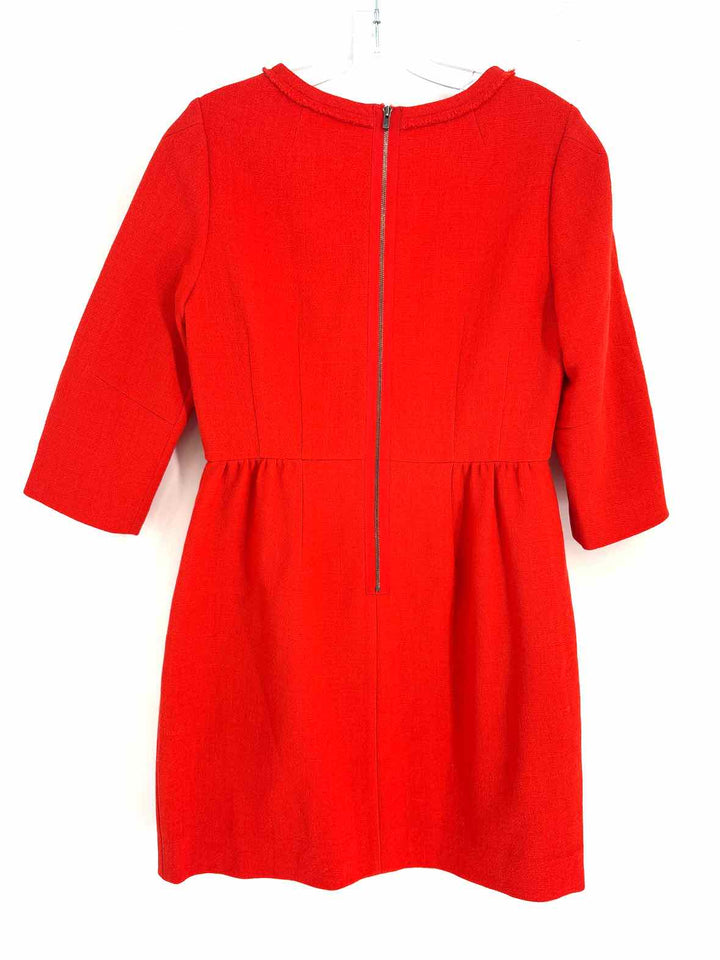 Size 8 J Crew Red Dress