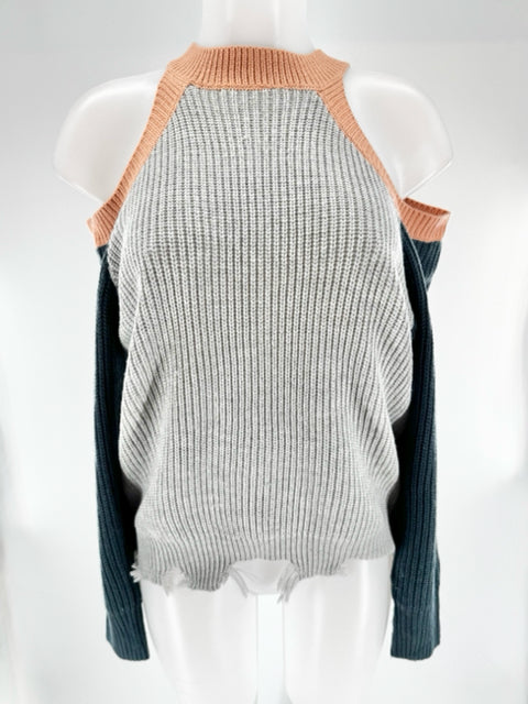 Size S Gray Knit Sweater