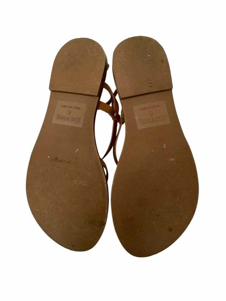 Shoe Size 6 SOLUDOS Brown Sandals