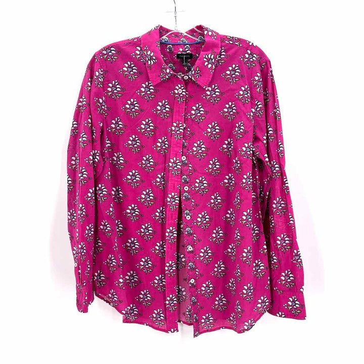 Size L Talbots PINK PRINT Shirt