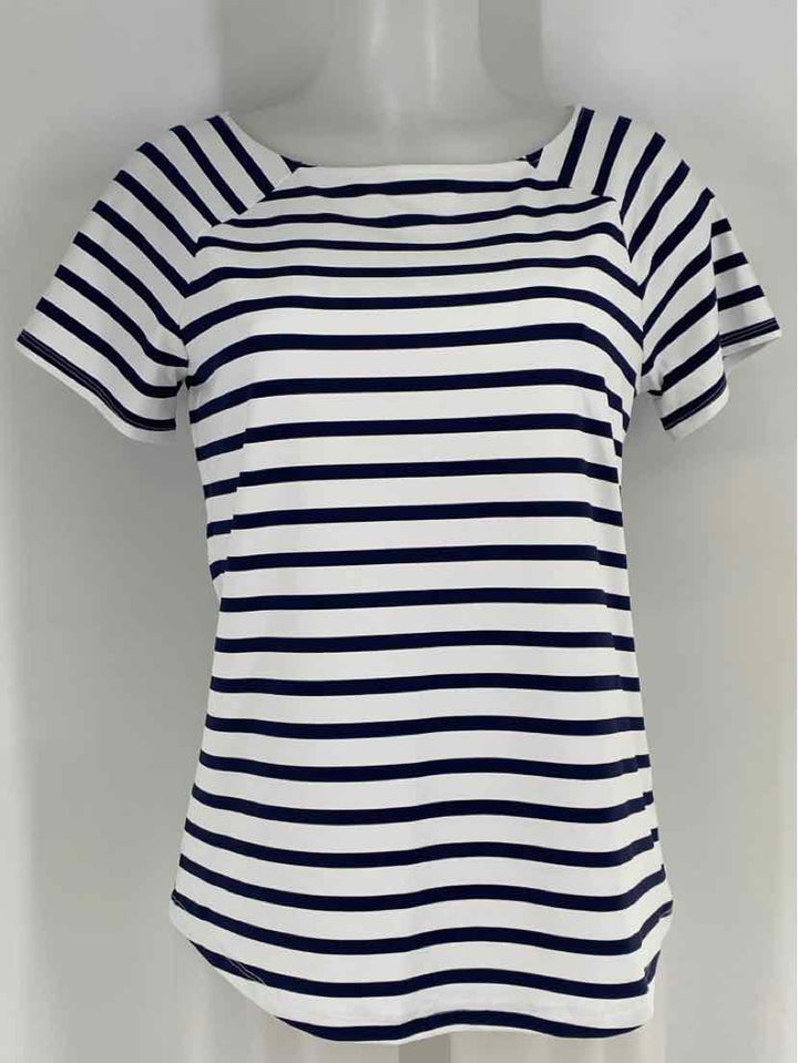Size S Talbots Navy Print Shirt