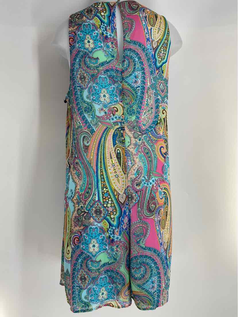 Size 12 TOMMY HILFIGER Blue Print Dress